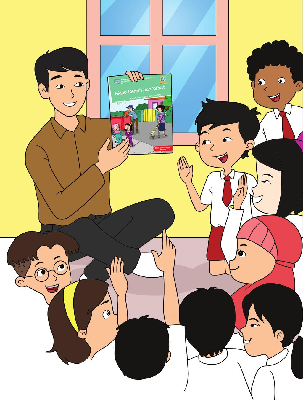 Buku Guru SD/MI Kelas II Tema 4: Hidup Bersih dan Sehat Buku Tematik Terpadu Kurikulum 2013 Tema 4