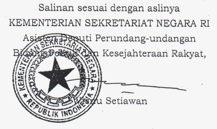 - 28 - Agar setiap orang mengetahuinya, memerintahkan pengundangan Undang-Undang ini dengan penempatannya dalam Lembaga Negara Republik Indonesia.