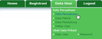 Data User Data Perusahaan Langkah-langkah untuk menampilkan Data