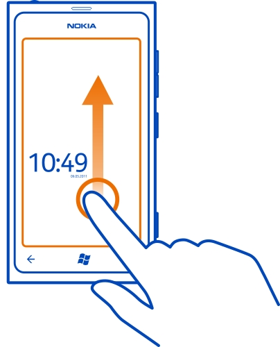 16 Persiapan Mengunci atau membuka kunci tombol dan layar Agar panggilan tidak dibuat secara tidak disengaja bila ponsel disimpan dalam saku