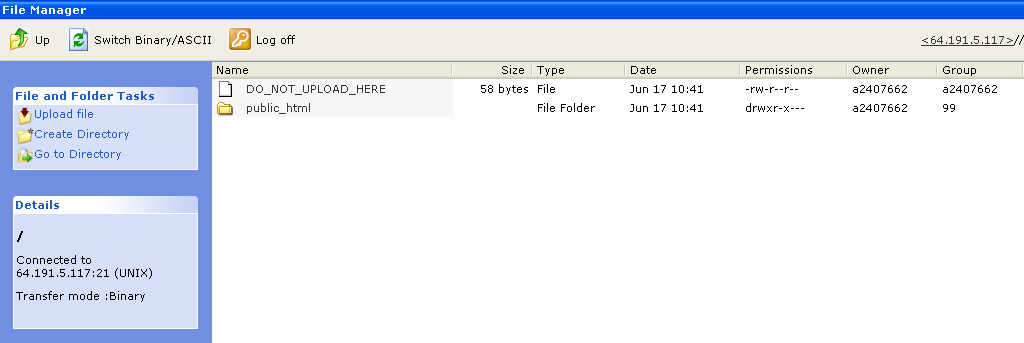Mengatur File Klik Another File Manager di Pengaturan File Double klik di folder public_html.