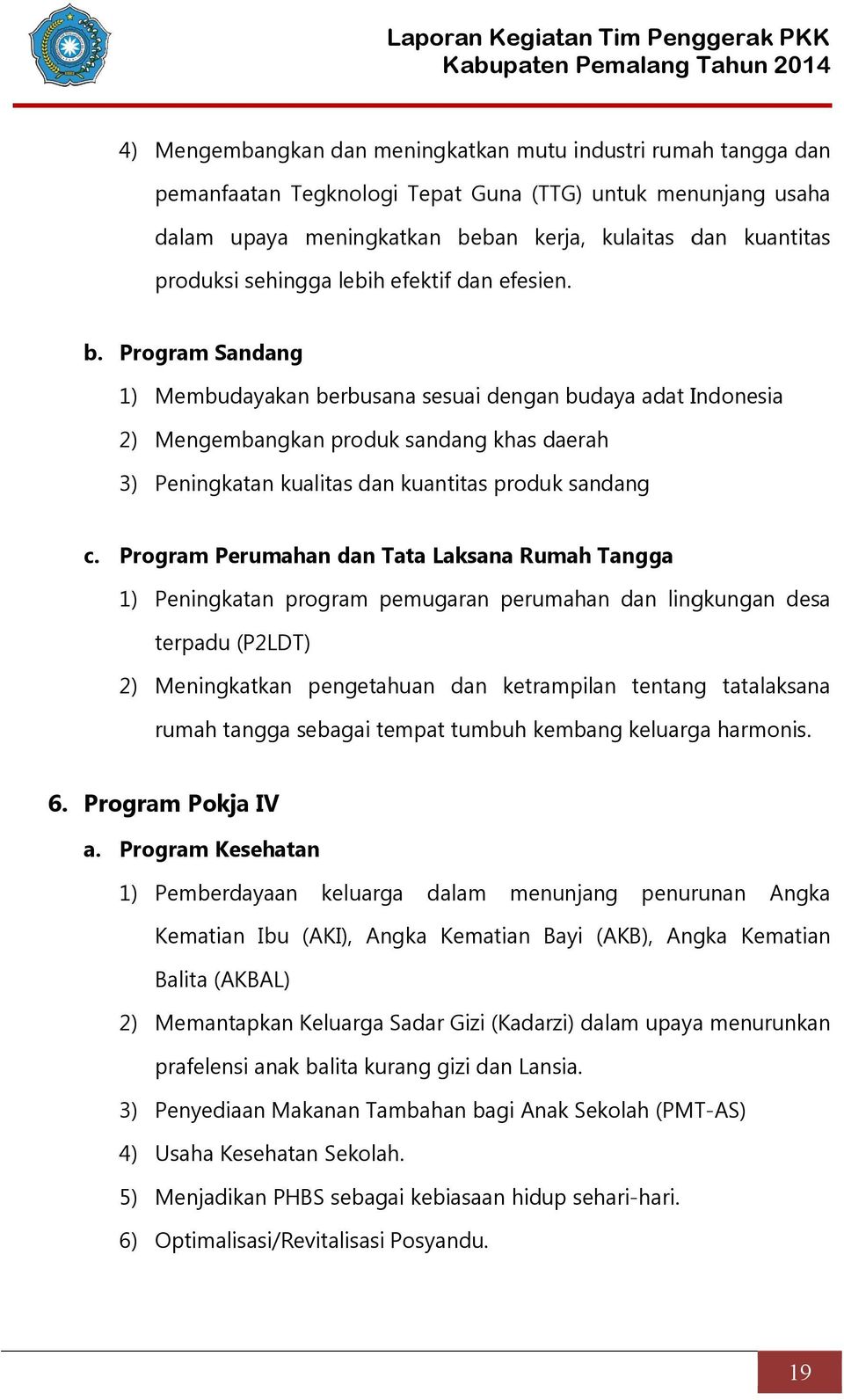 Laporan Kegiatan Tim Penggerak Pkk Kabupaten Pemalang Tahun 2014 Peta Kabupaten Pemalang Pdf Download Gratis