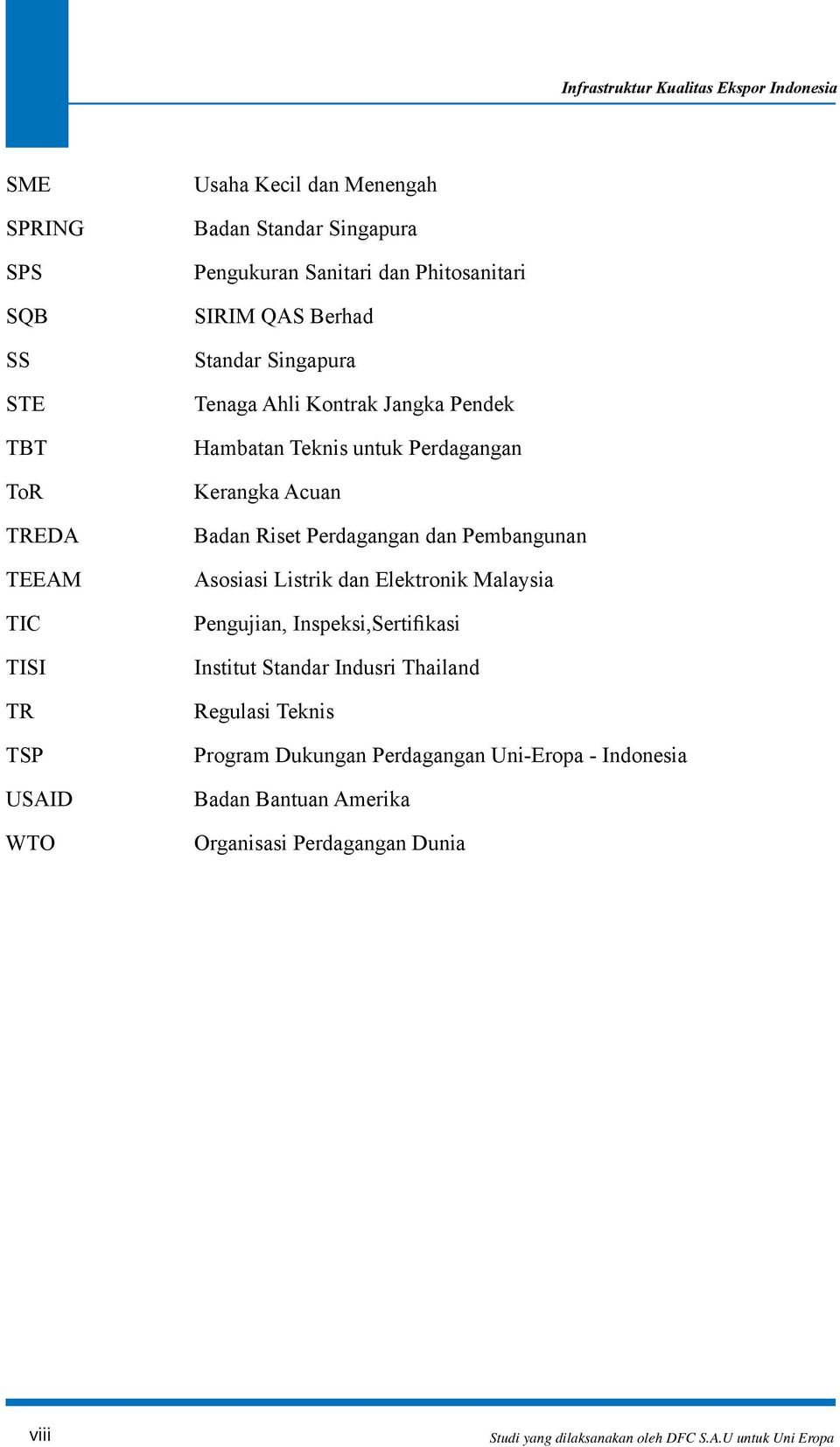 Kerangka Acuan Badan Riset Perdagangan dan Pembangunan Asosiasi Listrik dan Elektronik Malaysia Pengujian, Inspeksi,Sertifikasi Institut