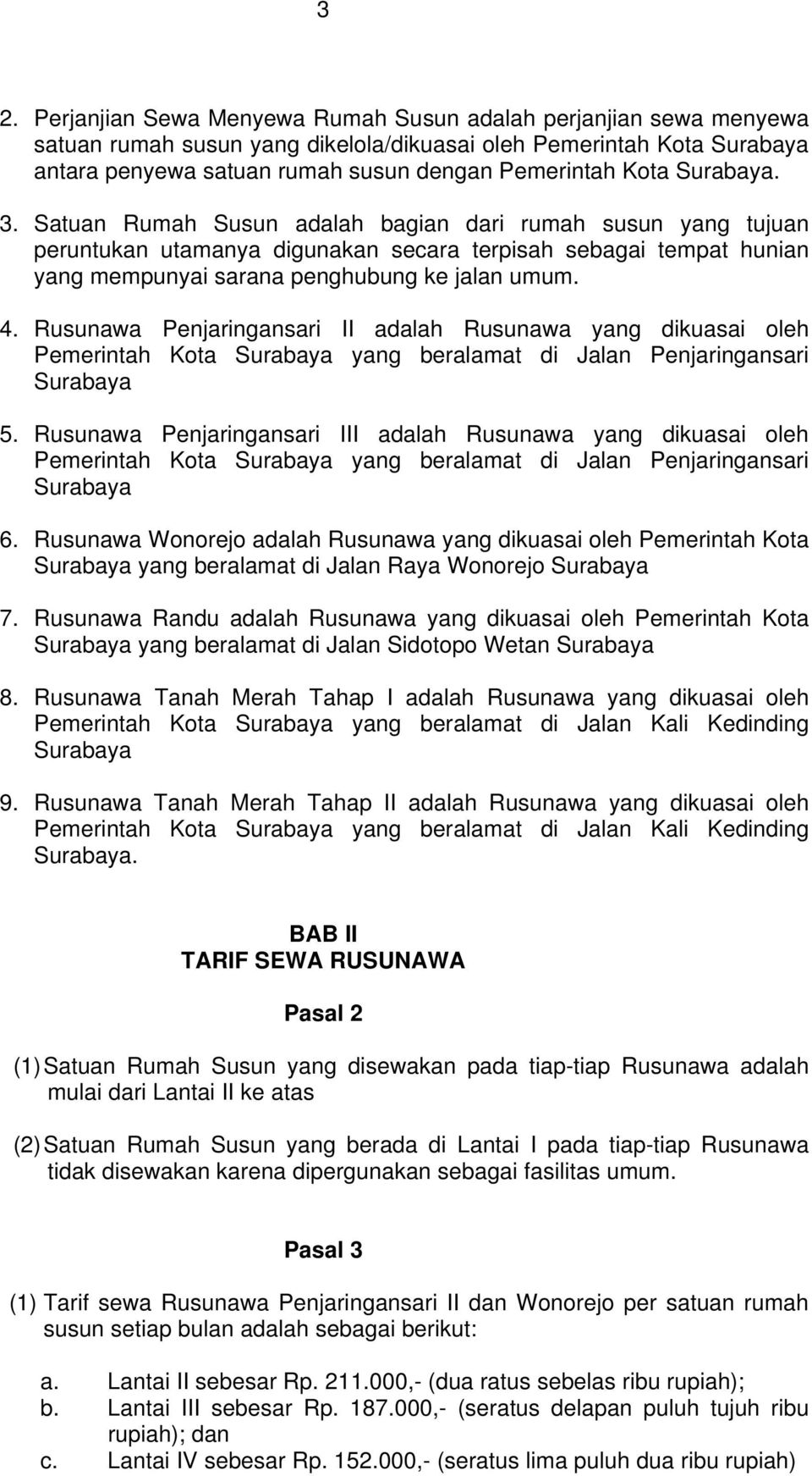 Rusunawa Penjaringansari II adalah Rusunawa yang dikuasai oleh Pemerintah Kota Surabaya yang beralamat di Jalan Penjaringansari Surabaya 5.