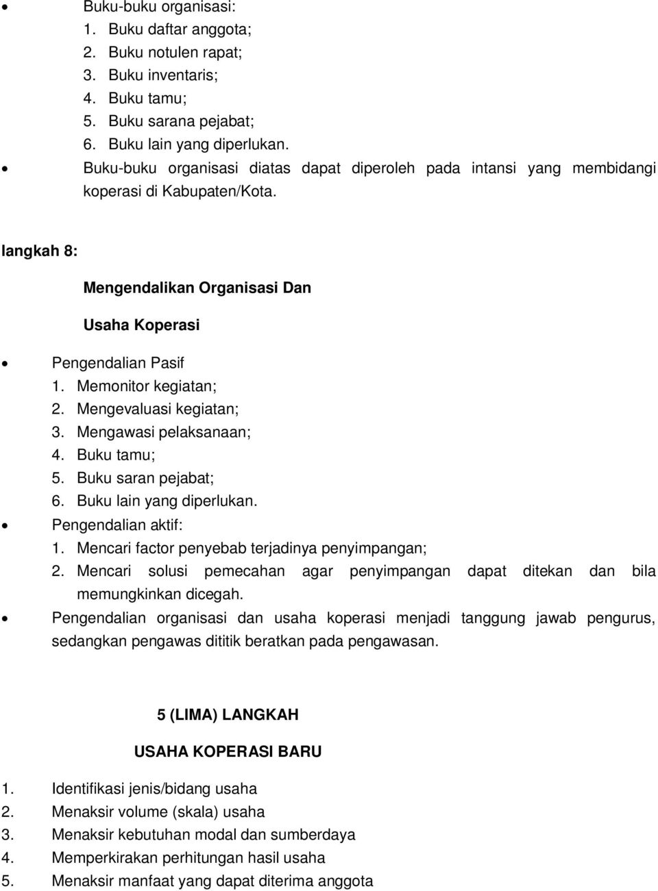KIAT LANGKAH MENGELOLA KOPERASI BARU - PDF Free Download