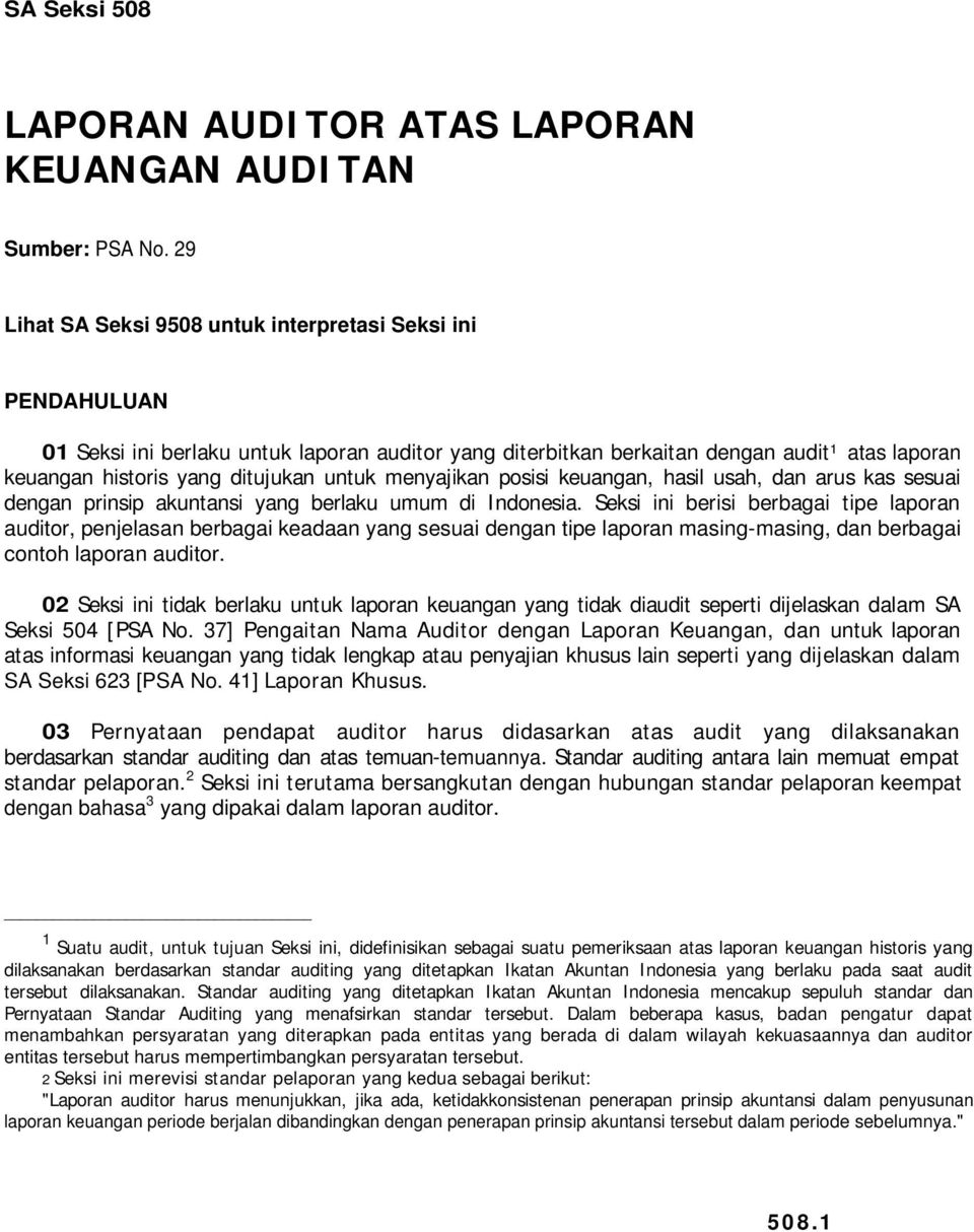 Laporan Audi Tor Atas Laporan Keuangan Audi Tan Pdf Free Download