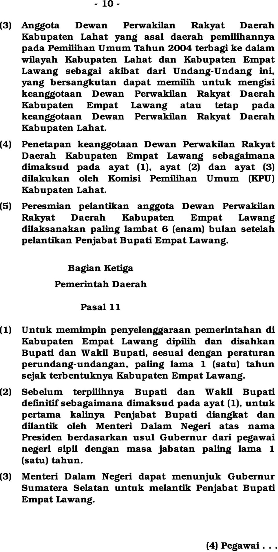 Rakyat Daerah Kabupaten Lahat.