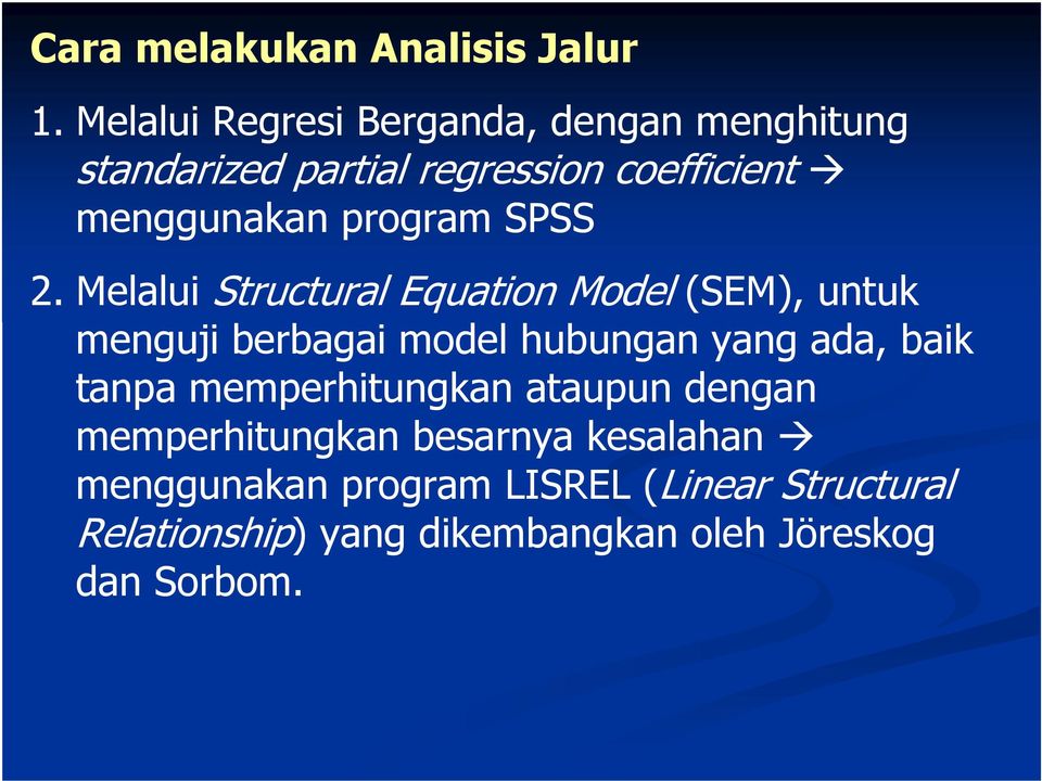 program SPSS 2.