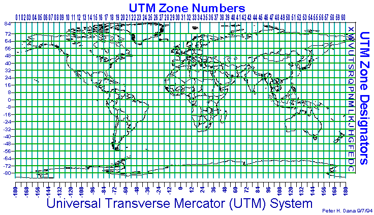 1. Proyeksi ini adalah proyeksi Transverse Mercator yang memotong bola bumi pada dua buah meridian, yang disebut dengan meridian standar. Meridian pada pusat zone disebut sebagai meridian tengah. 2.