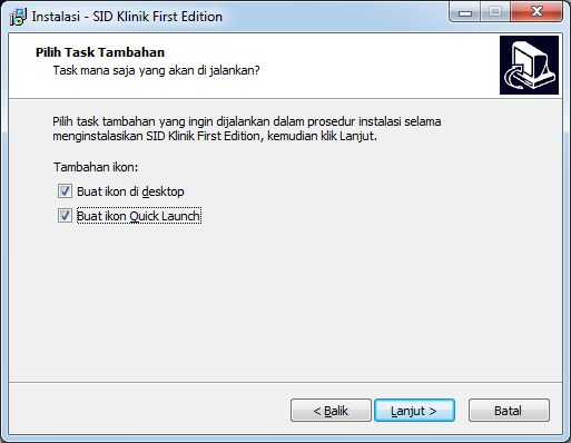 A. INSTALLASI SOFTWARE 1. Masukkan CD Program ke dalam CD ROM 4. Pilih direktori tempat penyimpanan lalu klik Lanjut 2.