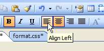 6. Klik ikon Align Right. Gambar 85. Klik Ikon Align Left untuk Merata Kirikan Kalimat 7.