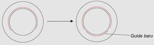 1. Langkah pertama buat objek berbentuk lingkaran dengan diameter 35 mm.  Copy lingkaran tersebut, kemudian ubah langsung diameternya menjadi 23 mm -  PDF Download Gratis
