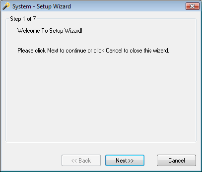 3. Klik menu System >> Setup Wizard 4.