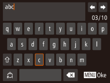 Keyboard pada Layar Menggunakan keyboard pada layar untuk memasukkan informasi ID Wajah (= 43), koneksi Wi-Fi (= 114), dan seterusnya.