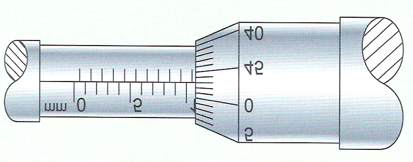 Pengukuran diameter dalam sebuah pipa menggunakan