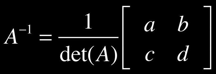 Pengantar Determinan Menurut teorema 1.4.3, matriks 2 x 2 dapat dibalik jika ad bc 0.