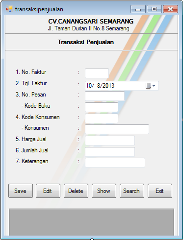 Perancangan Sistem Penjualan Berbasis Aplikasi Desktop Pada Cv Canangsari Semarang Pdf Free Download