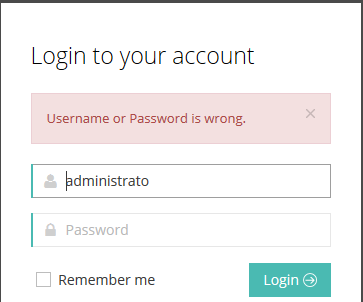 Masukkan username dan password pada form Login, lalu klik button button enter pada keyboard.