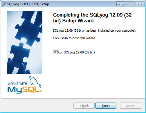 Menjalankan SQLYog Berikut adalah contoh penggunaan koneksi ke host MySQL