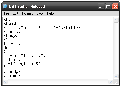 Contoh Pemprograman PHP (6)