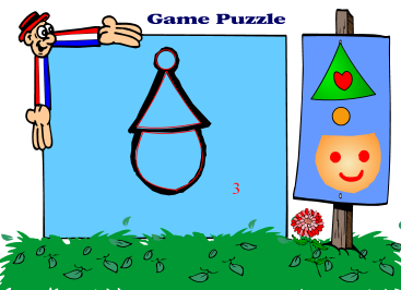Gambar 13. Form Permainan Puzzle 3.2. Kelebihan dan Kekurangan Program a. Kelebihan dari game yang diimplementasikan ini : 1.