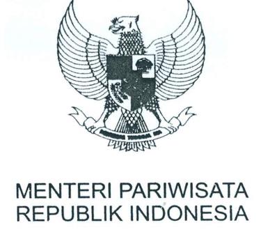 SALINAN PERATURAN MENTERI PARIWISATA REPUBLIK INDONESIA NOMOR 4 TAHUN 2016 TENTANG ORGANISASI DAN TATA KERJA POLITEKNIK PARIWISATA PALEMBANG DENGAN RAHMAT TUHAN YANG MAHA ESA MENTERI PARIWISATA