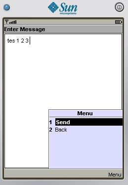 (a. buka koneksi server) (b. server berjalan) (c. mencari device) (d. daftar device aktif) (e. buka koneksi service) (f. input pesan) (g. halaman chatting) Gambar 8.