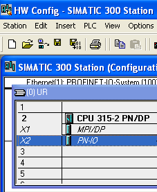 Slot, lihat HW Config pada program Simatic ( lihat letak no.