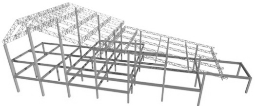 8 Gambar 2.25. Sistem Utilitas Gambar 2.25. Sistem Struktur Sistem struktur yang digunakan adalah sistem struktur rangka dengan menggunakan kolom dan balok beton.