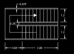3.3.2 perencanaan tangga desain awal tangga dapat dilihat pada gambar Balok Penumpu belakang Tulangan tumpuan pasang 3D16 (As pakai = 602,88 mm 2 ) Tulangan lapangan pasang 4D16 (As pakai = 803,84 mm