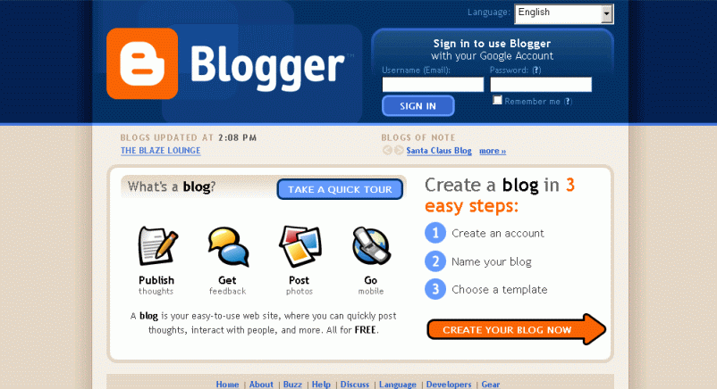 Ada banyak jasa web yang menyediakan layanan blog gratis. Diantaranya wordpress, blogspot, blogsome, dan masih banyak lagi yang lainnya.