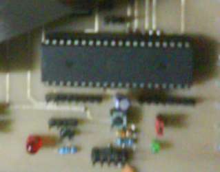 Rangkaian Elektronik Rangkaian mikrokontroler ATmega8535.