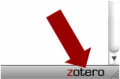 Anda dapat menutup Zotero dengan mengklik ikon X pada kanan atas jendela Zotero atau dengan mengklik kembali logo Zotero kembali.