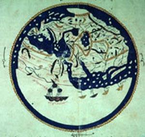 5. Abad ke 7 0 Ilmu geografi dan Kartografi berkembang pesat di bangsa arab a. Garis meridian dikoreksi hasilnya seperti sekarang dimana yang lama lebih 6 % b.