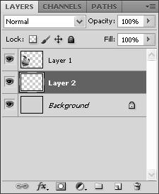 12. Langkah berikutnya buatlah layer baru (Layer 2) di atas layer Background. Membuat layer baru di atas layer Background 13. Kalau sudah beralihlah ke Toolbox dan aktifkan Elliptical Marquee Tool.