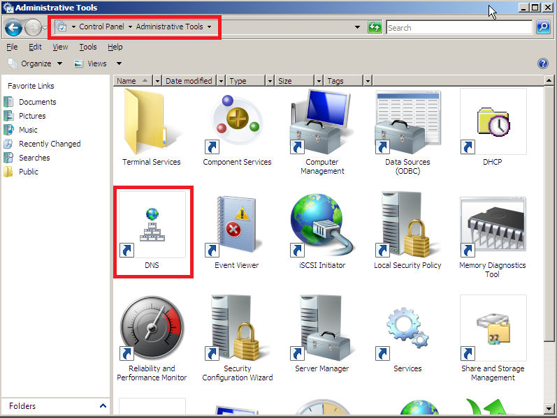 3. Melakukan instalasi dan konfigurasi DNS Server pada Windows Server 2008 a.