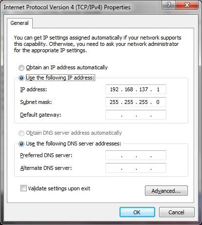 Karena alamat IP Host telah berubah, ganti juga alamat IP Guest dengan network yang sama.