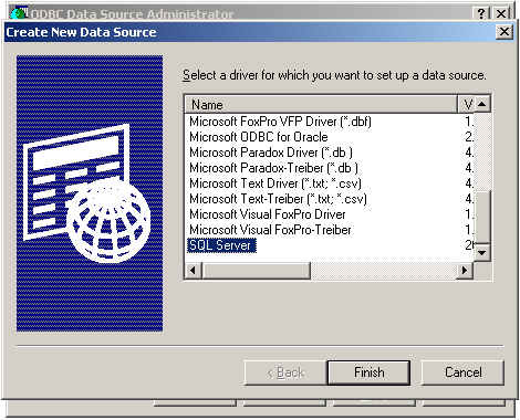 197 Gambar 4.42 ODBC Data Source Pilih System DSN c.