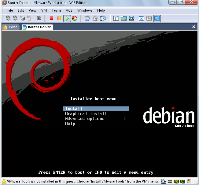 Usai sudah tutorial cara bagaimana membangun server virtual Linux Debian melaluin VM ware.