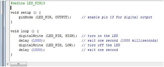 Atmega328 juga mensupport komunikasi I2C (TWI) dan SPI. Software Arduino mencakup sebuah Wire library untuk memudahkan menggunakan bus I2C, lihat dokumentasi untuk lebih jelas.