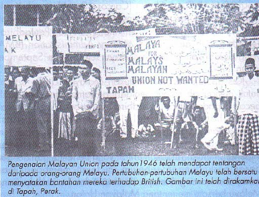 4 : PEMBINAAN NEGARA DAN BANGSA MALAYSIA 4 : PEMBINAAN NEGARA DAN BANGSA MALAYSIA Item Esei 1. Gambar berikut menunjukkan bantahan orang terhadap pada tahun 1940an. F3... H3a... H3b... H3c... H3d... F4.
