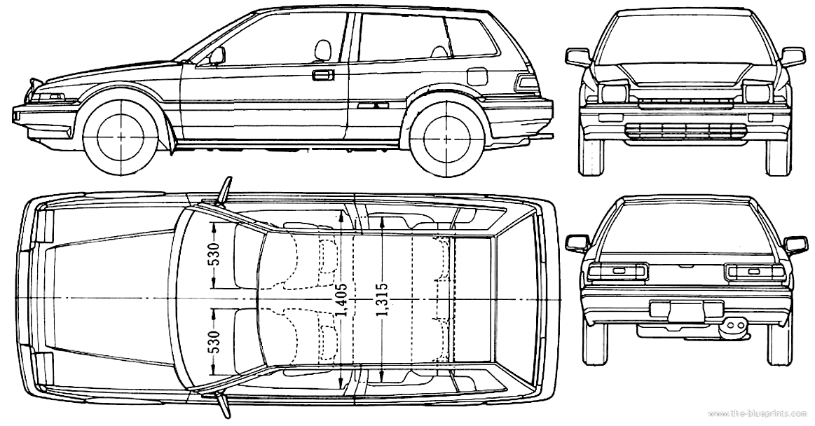 Accord bersaing dengan pesaing Jepang seperti Toyota Corona, Datsun 510, Mazda 626 dan Mitsubishi Galant, yang juga merupakan bagian dari pasar menengah Jepang. Generasi Kedua (1982-1985) Gambar 1.
