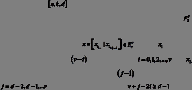 k 8. Menghimpun semua vektor-vektor baris anggota F yang bisa ditambahkan ke matriks B.
