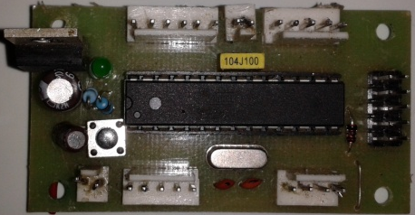 Diagram Blok Sistem Mikrokontroler dari keseluruhan sistem pada tugas akhir ini menggunakan mikrokontroler ATmega8.