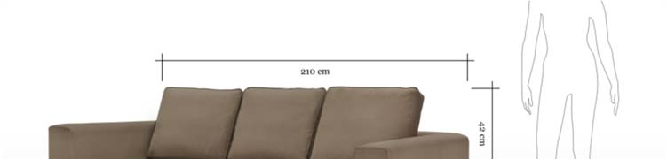 Gambar 23 Ukuran sofa (Sumber :