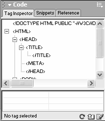 ditambahkan atau diedit. Anda dapat menampilkan Tag inspector dengan menu Window > Tag Inspector atau tekan tombol F9 pada keybord. Gambar 2.