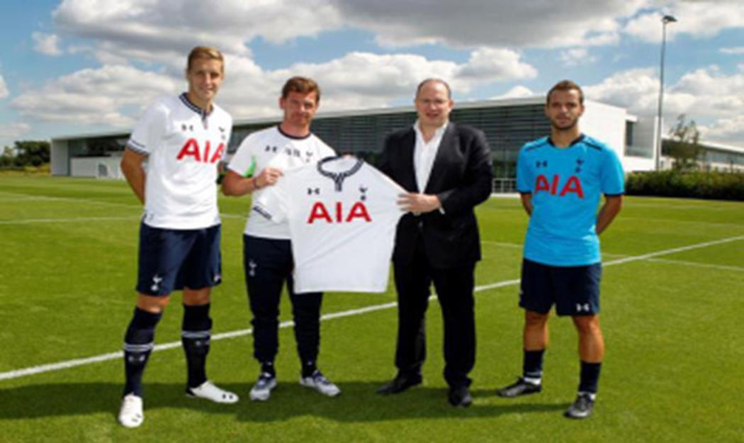 Pada musim ini (2013-2014), Tottenham Hotspur disponsori oleh HP (Hewlett Packard) selama pertandingan di Barclays Premier League.