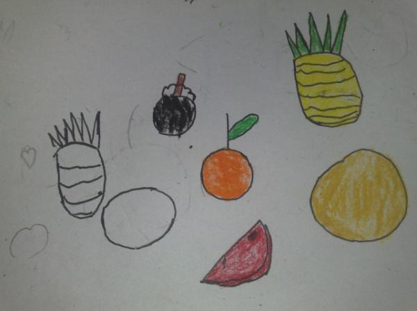 2 pembelajaran menggambar ilustrasi tema buah-buahan. Hal tersebut disebabkan karena metode mengajar yang digunakan guru masih menggunakan metode konvensional (tradisional).