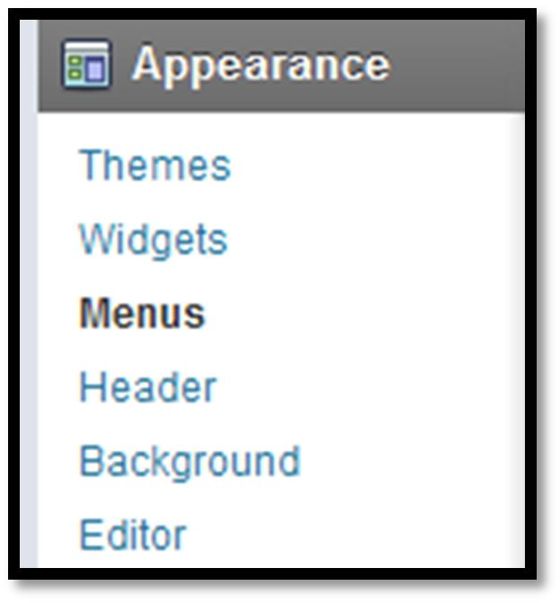 c. Mengatur menu (Menus) Navigasi menu memungkinkan untuk merubah urutan halaman, membuat