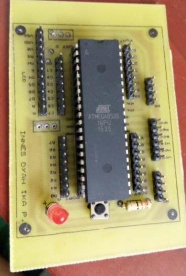 40 Gambar 3.6Modul Mikrokontroler 3.7 Modul Rangkaian Pendukung Sensor Spesifikasi modul rangkaian MPXV4115VC6U yang diperlukan sebagai berikut : 1. Tegangan inputmpxv4115vc6u adalah 5V dan Ground 2.